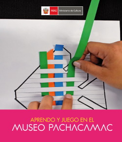 Portada del libro Aprendo y Juego en el Museo Pachacamac